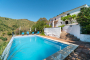 Porch, terrace and pool directly below